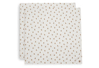 Cloth Muslin 115x115cm - Mini Teddy Bear - 2 Pack