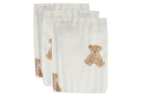 Gant de toilette gaze de coton Teddy Bear (3pack)