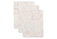 Gant de Toilette Gaze de Coton - Elephant Tales - 3 Unités