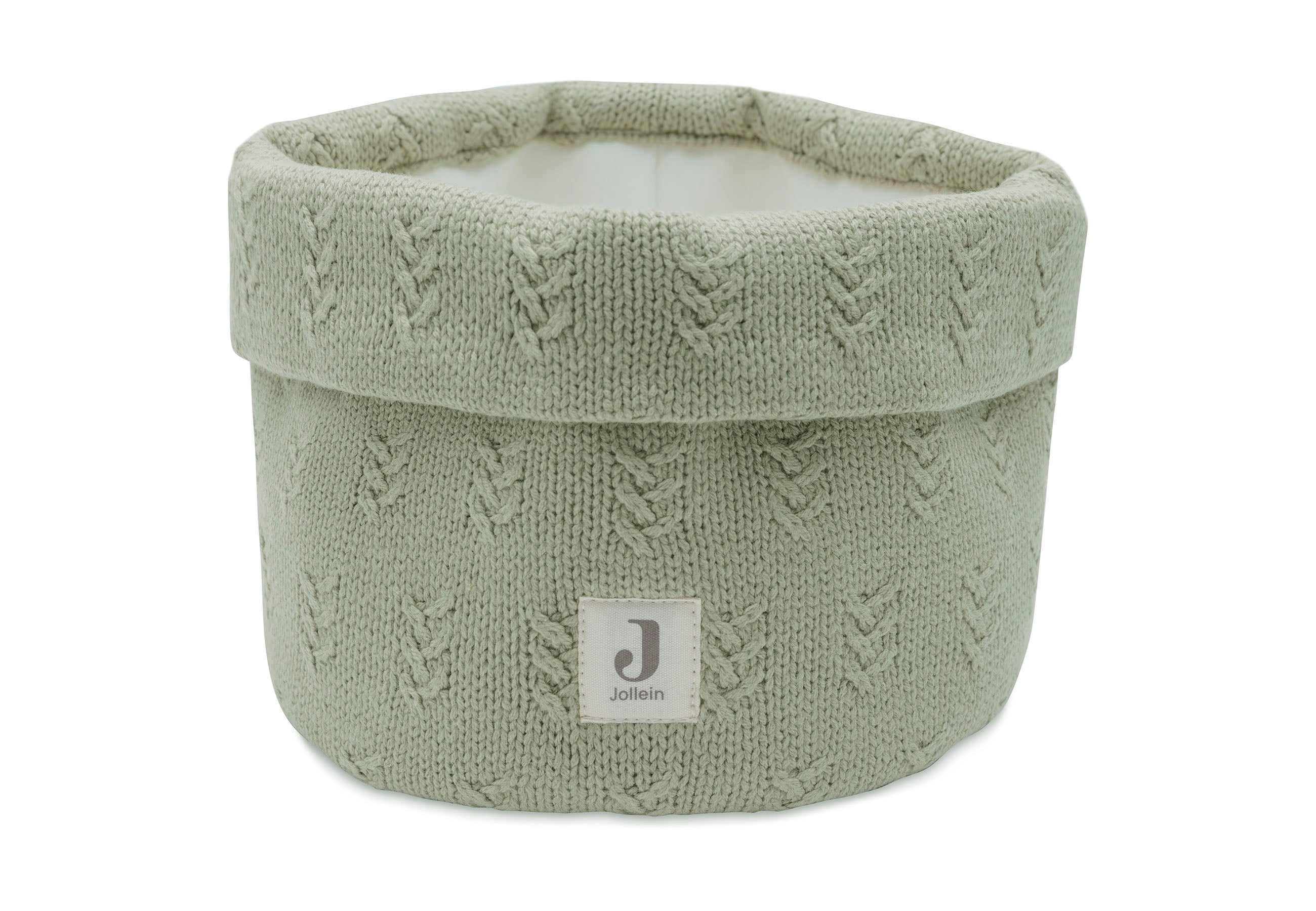 Jollein Pflegekörbchen Grain Knit Olive Green