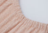 Wickelauflagenbezug Frottee 50x70cm - Pale Pink/Rosewood - 2 Stück