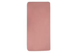 Spannbettlaken Kinderbett Jersey 60x120cm - Pale Pink/Rosewood - 2 Stück