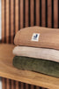 Decke Kinderbett 100x150cm Pure Knit - Nougat/Velvet - GOTS