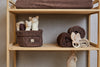 Decke Kinderbett Spring Knit 100x150 cm - Chestnut