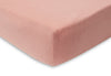 Spannbettlaken Kinderbett Jersey 60x120cm - Pale Pink/Rosewood - 2 Stück