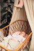 Bettlaken Kinderbett 120x150cm - Snake - Pale Pink