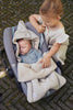 Fußsack für Autositz  Kinderwagen - Basic Knit - Nougat