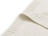 Decke Kinderbett River Knit 100x150 cm - Cream White
