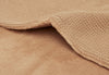 Decke Wiege 75x100cm Basic Knit - Biscuit/Fleece