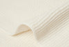 Decke Kinderbett 100x150cm Basic Knit - Ivory